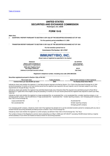 Thumbnail ImmunityBio 10-Q Quarterly Report FY 