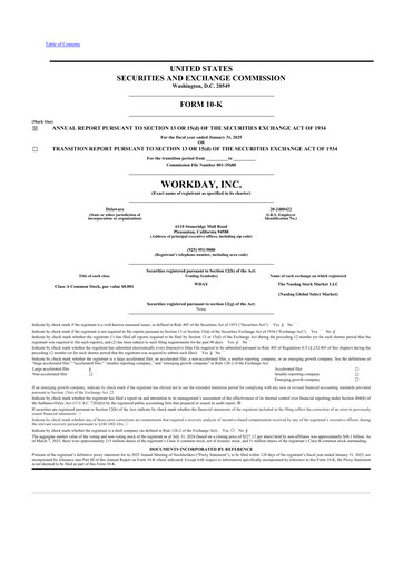 Thumbnail Workday 10-K Annual Report 2025