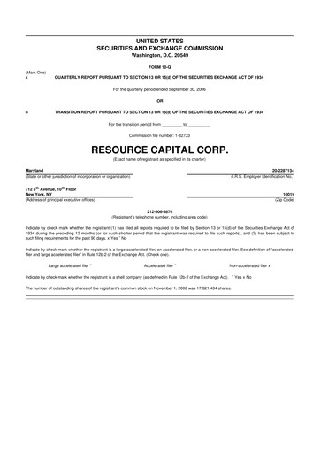 Vorschaubild ACRES Commercial Realty 10-Q Quartalsbericht  