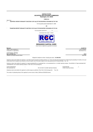 Vorschaubild ACRES Commercial Realty 10-Q Quartalsbericht  