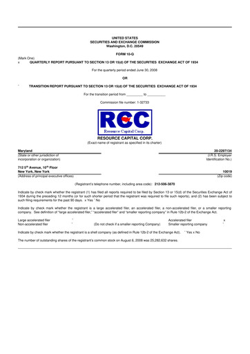 Vorschaubild ACRES Commercial Realty 10-Q Quartalsbericht  