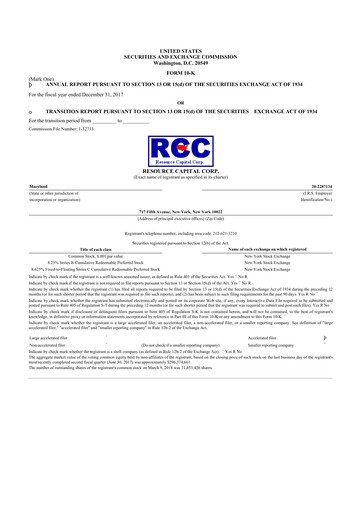 Thumbnail ACRES Commercial Realty 10-K Annual Report 2017