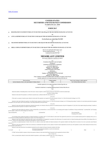 Thumbnail Mesoblast
 20-F Annual Report 2023