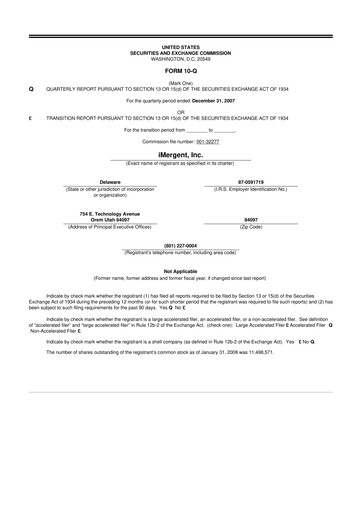 Vorschaubild Crexendo 10-Q Quartalsbericht  