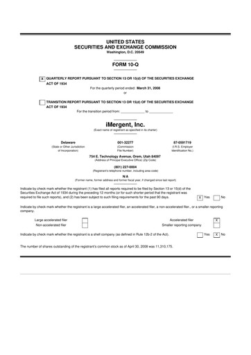 Vorschaubild Crexendo 10-Q Quartalsbericht  