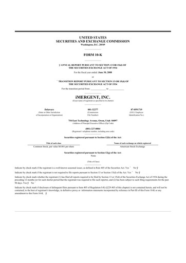 Thumbnail Crexendo 10-K Annual Report 