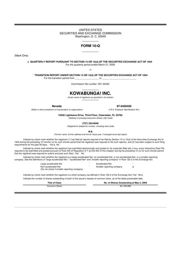 Miniature Inuvo 10-Q Rapport trimestriel  