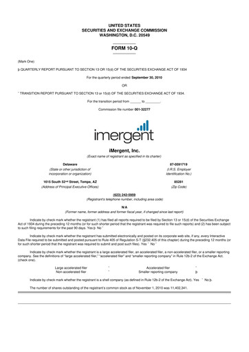 Vorschaubild Crexendo 10-Q Quartalsbericht  