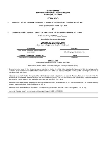 Thumbnail HireQuest 10-Q Quarterly Report FY2011 