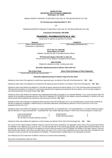 Thumbnail Harrow, Inc. 10-K Annual Report 2011