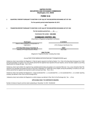 Thumbnail HireQuest 10-Q Quarterly Report FY2012 