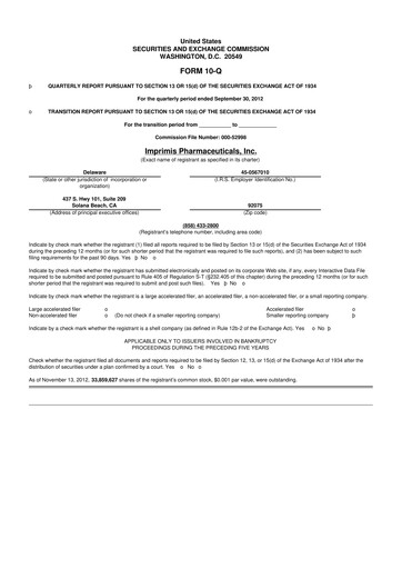Thumbnail Harrow, Inc. 10-Q Quarterly Report FY2012 