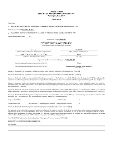 Thumbnail Usio 10-K Annual Report 2012