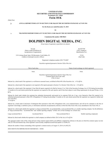 Thumbnail Dolphin Entertainment
 10-K Annual Report 2013