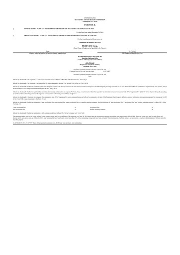 Thumbnail PEDEVCO
 10-K Annual Report 2014