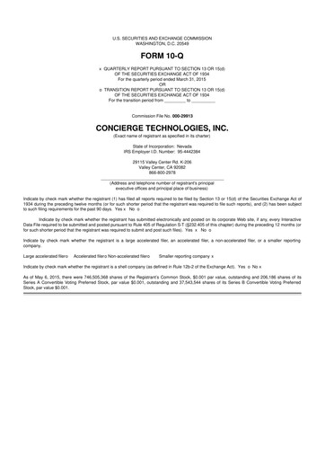 Vorschaubild the Marygold Companies 10-Q Quartalsbericht 2015 