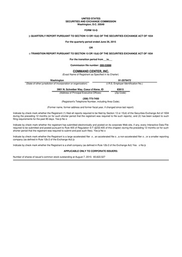 Thumbnail HireQuest 10-Q Quarterly Report FY2015 