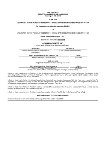 Thumbnail HireQuest 10-Q Quarterly Report FY2015 