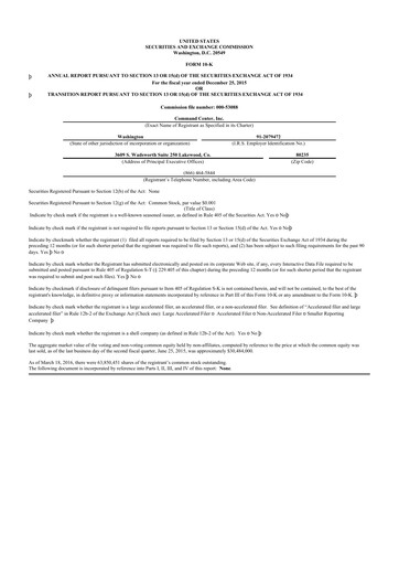 Miniature HireQuest 10-K Rapport annuel 2015