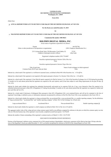 Thumbnail Dolphin Entertainment
 10-K Annual Report 2015