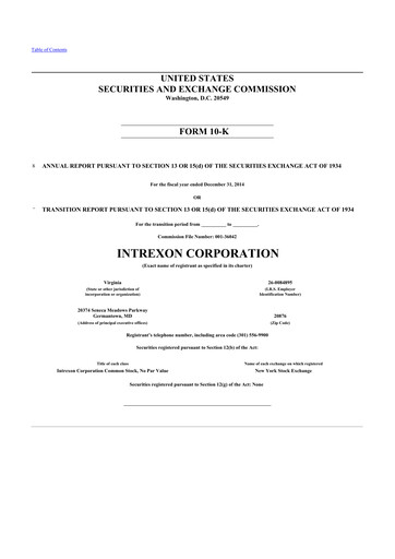 Miniature Precigen 10-K Rapport annuel 2014