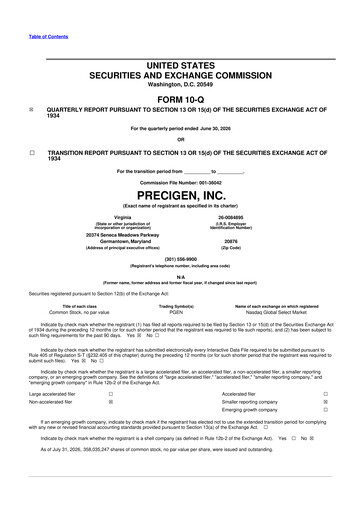 Thumbnail Precigen 10-Q Quarterly Report FY2026 
