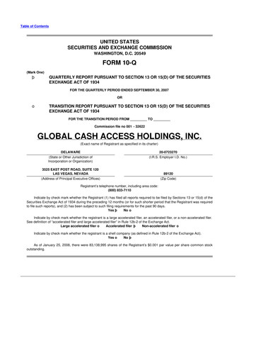 Thumbnail Everi Holdings
 10-Q Quarterly Report FY 