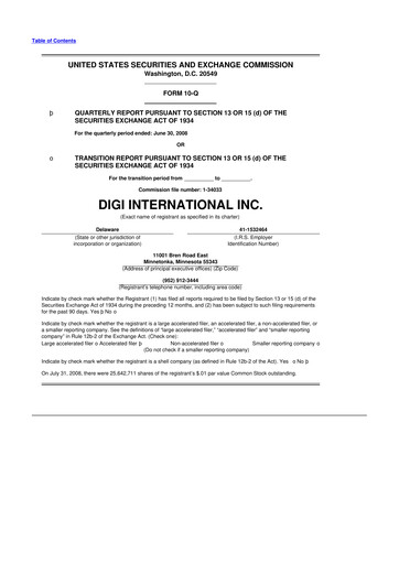 Thumbnail Digi International
 10-Q Quarterly Report FY 