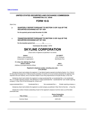 Thumbnail Champion Homes 10-Q Quarterly Report FY 