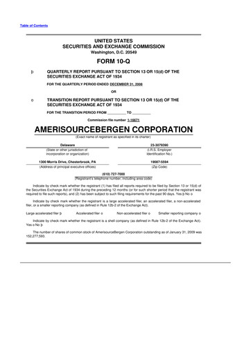 Thumbnail Cencora 10-Q Quarterly Report FY 