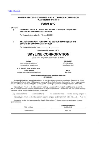 Thumbnail Champion Homes 10-Q Quarterly Report FY 