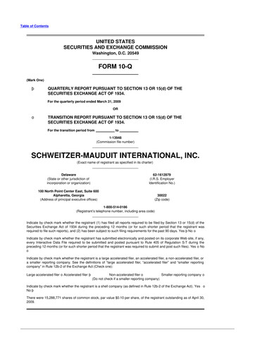 Thumbnail Mativ Holdings 10-Q Quarterly Report FY 