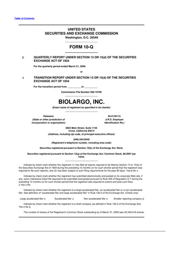 Thumbnail BioLargo 10-Q Quarterly Report FY 