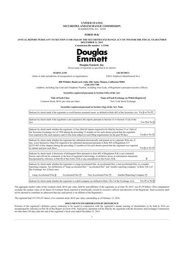 Thumbnail Douglas Emmett 10-K Annual Report 2015