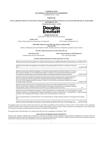 Thumbnail Douglas Emmett 10-K Annual Report 2017