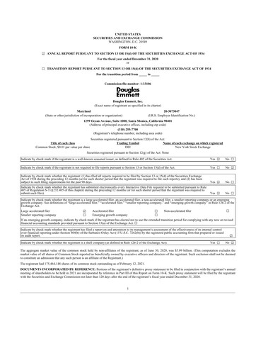 Thumbnail Douglas Emmett 10-K Annual Report 