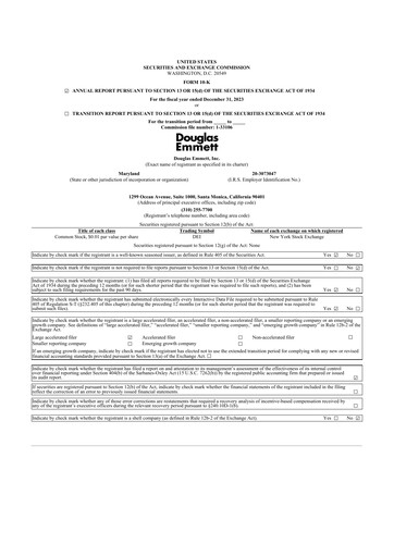 Thumbnail Douglas Emmett 10-K Annual Report 2023