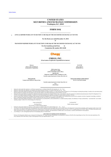 Thumbnail Chegg
 10-K Annual Report 2014