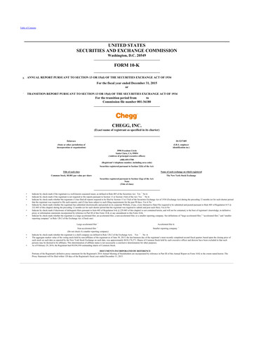 Thumbnail Chegg
 10-K Annual Report 2015