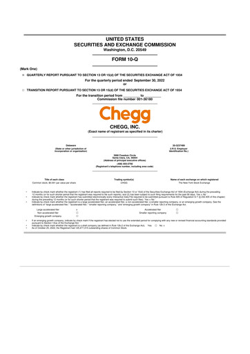 Thumbnail Chegg
 10-Q Quarterly Report FY2022 