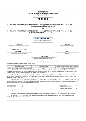 Thumbnail Smartsheet 10-Q Quarterly Report FY2020 