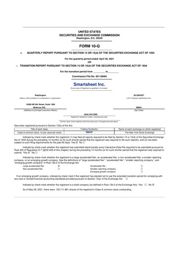 Thumbnail Smartsheet 10-Q Quarterly Report FY2022 
