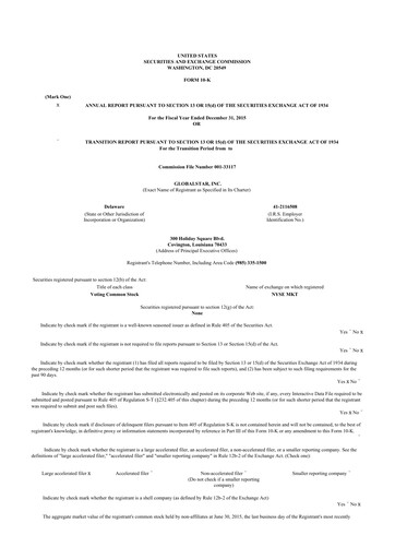 Thumbnail Globalstar
 10-K Annual Report 2015