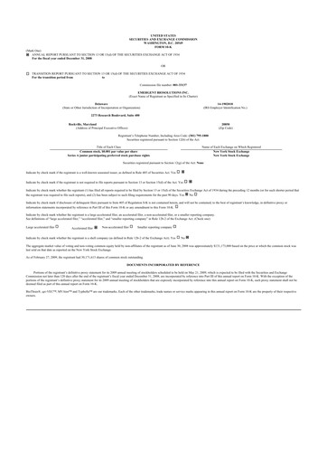 Thumbnail Emergent BioSolutions
 10-K Annual Report 