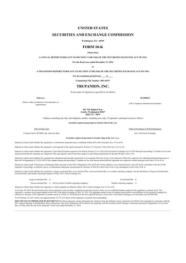 Thumbnail Trupanion
 10-K Annual Report 2014