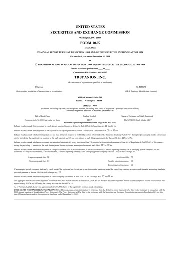 Thumbnail Trupanion
 10-K Annual Report 2019