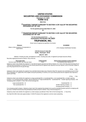 Thumbnail Trupanion
 10-Q Quarterly Report FY2023 