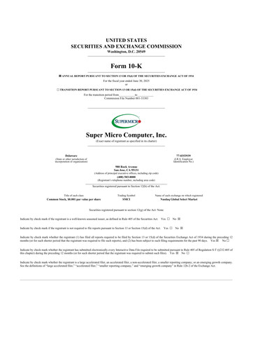 Thumbnail Supermicro 10-K Annual Report 2025
