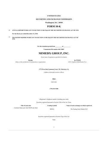 Thumbnail MiMedx Group 10-K Annual Report 2024