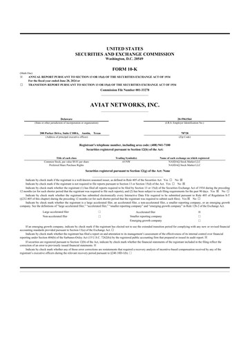 Miniature Aviat Networks 10-K Rapport annuel 2024